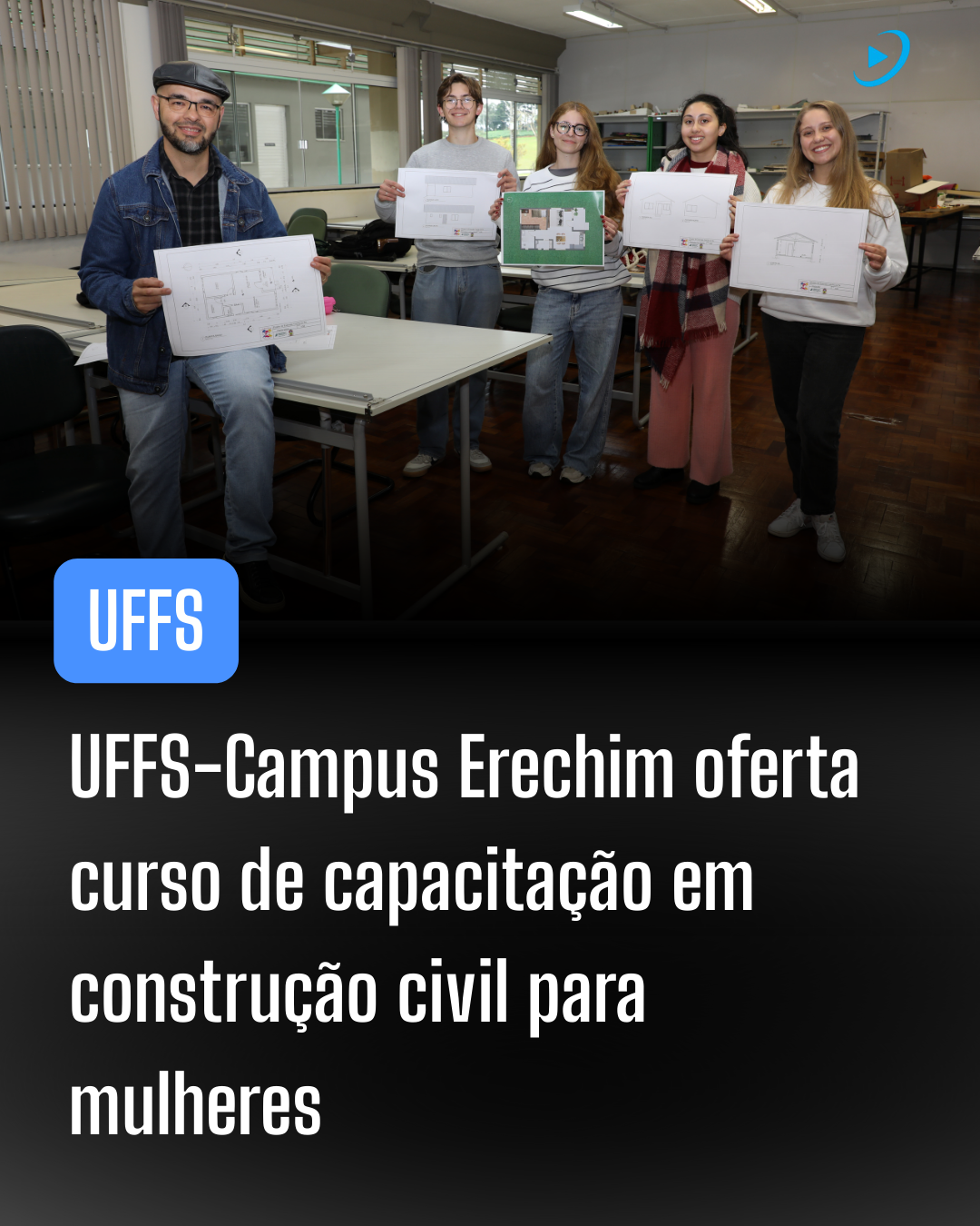 Ir para  <p>As mulheres s&atilde;o o foco de um curso de capacita&ccedil;&atilde;o em t&eacute;cnicas de constru&ccedil;&atilde;o civil que est&aacute; sendo ofertado pela UFFS - Campus Erechim. Composto por 10...